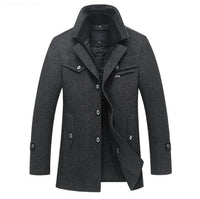 Men's Wool Coat - Men's Clothing - Proshot Bazaar