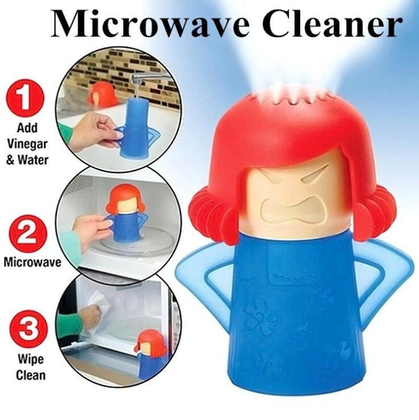 Microwave Cleaner Best Oven Steam Cleaner - Angry Mama (Pack of 2)