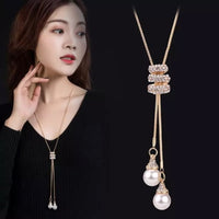 Fashion Zircon Long Necklace - Proshot Bazaar