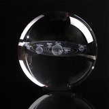 Laser Engraved Solar System Crystal Ball - Home & Kitchen - Proshot Bazaar