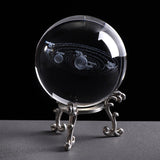 Laser Engraved Solar System Crystal Ball - Home & Kitchen - Proshot Bazaar